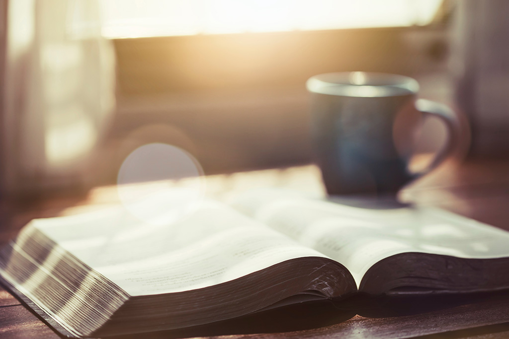 Scripture open reading to start reading the Bible