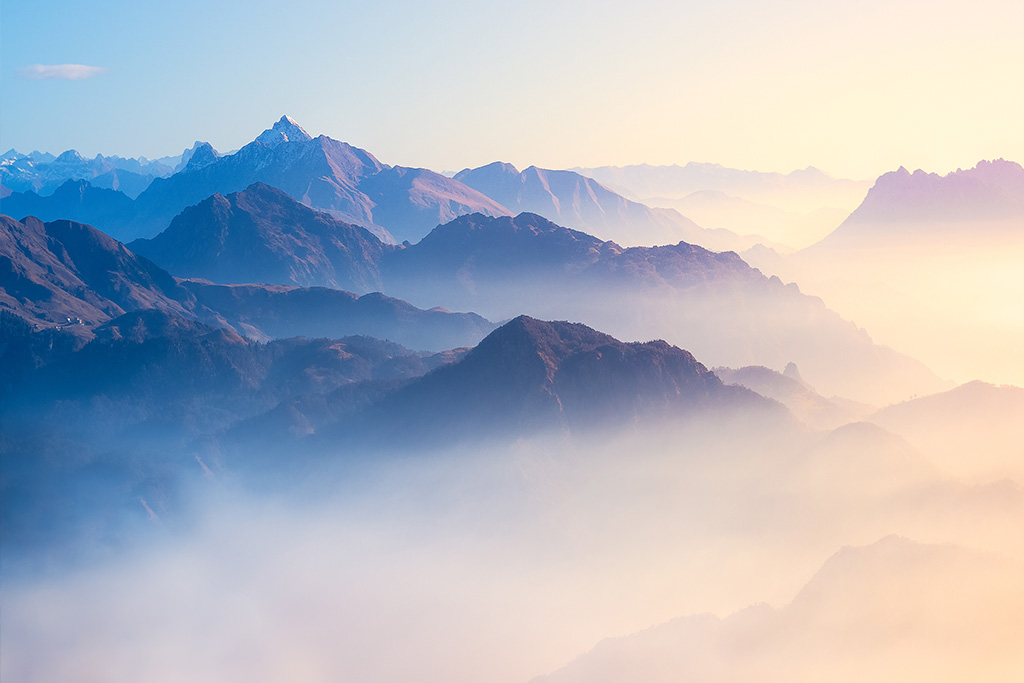 View from the top of a mountain