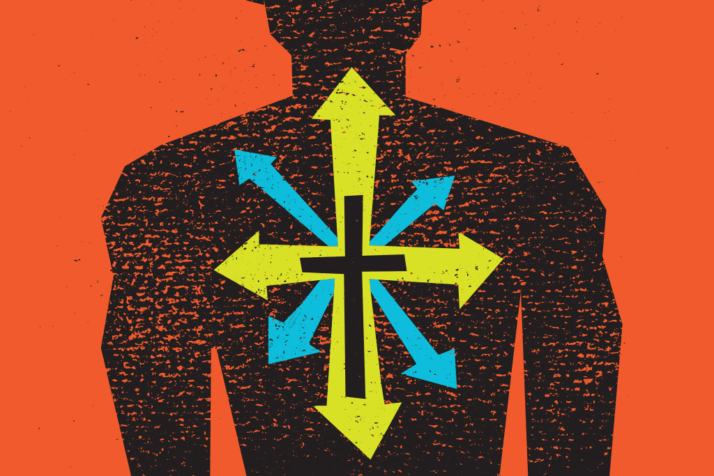 illustration representing God lives in you