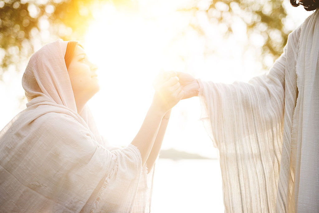 The Resurrected Jesus with Mary