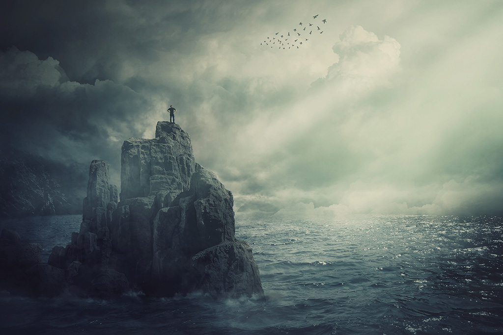 have courage in times of adversity