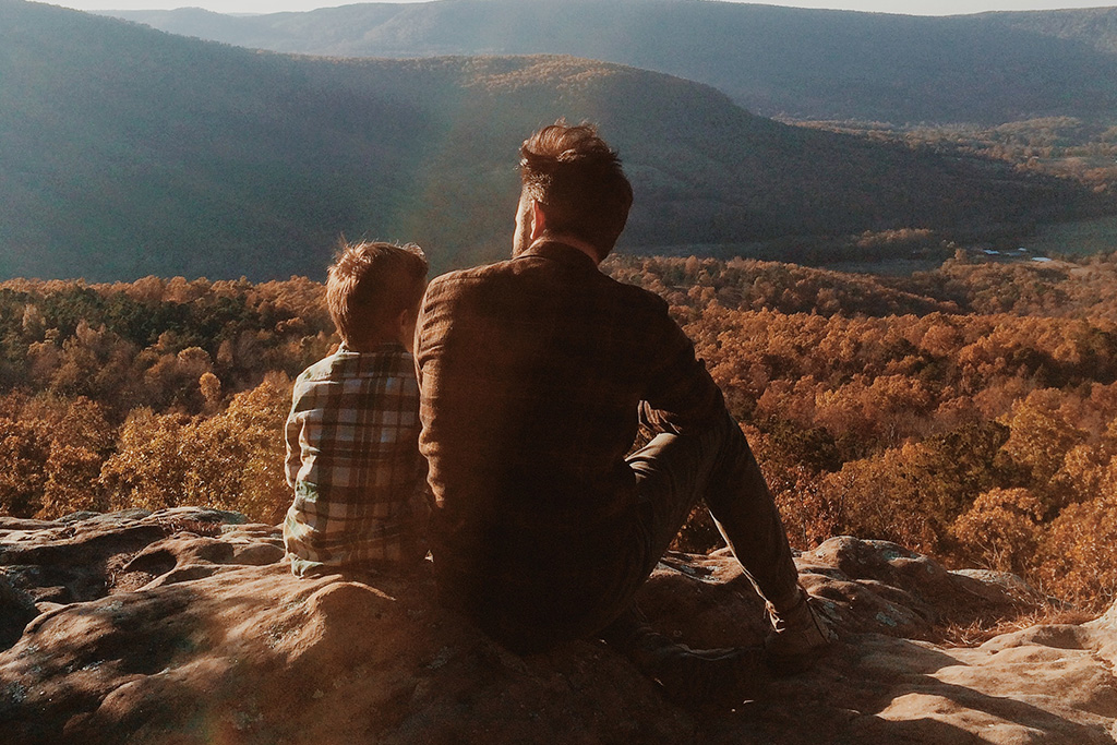 Dad and son