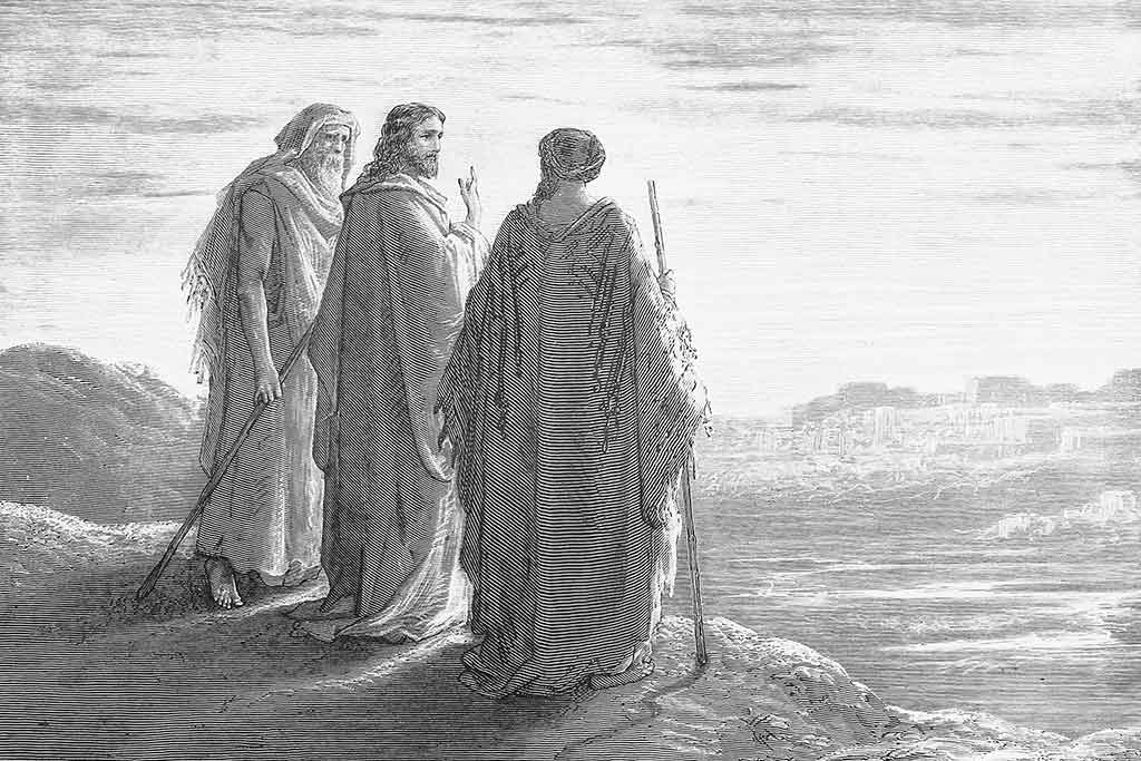 Illustration of Jesus and his disciples