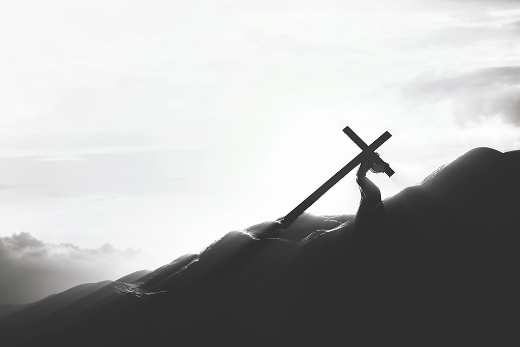 Jesus carrying the cross