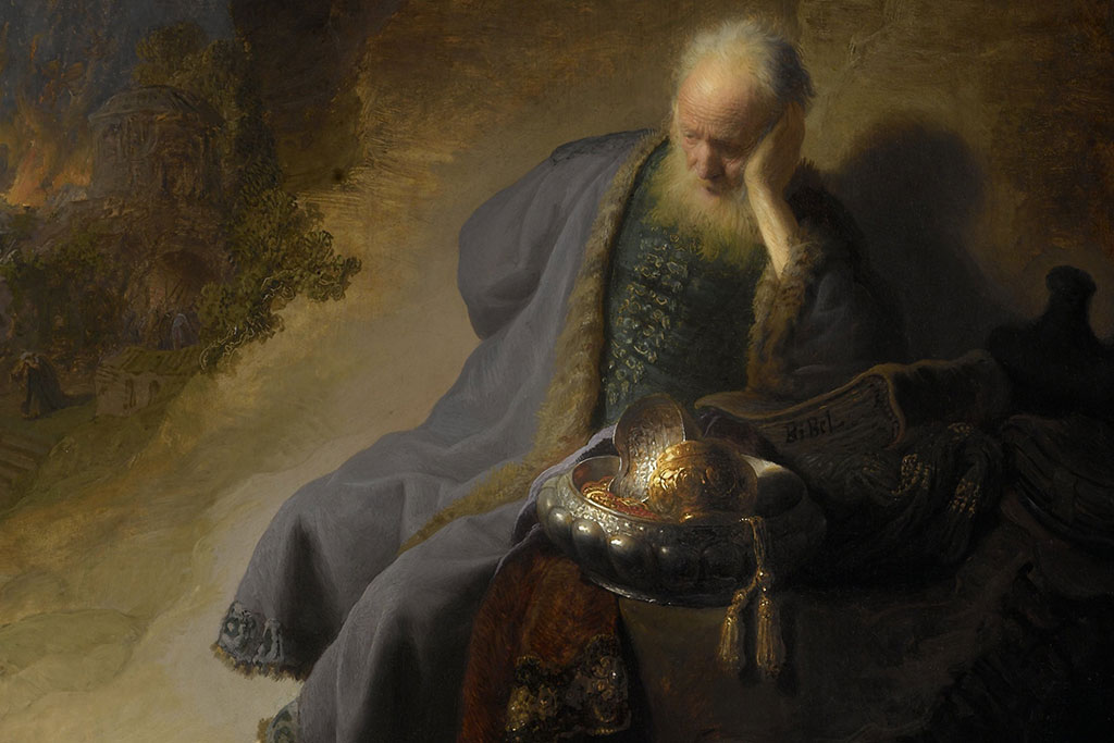 Painting of Jeremiah from the Bible