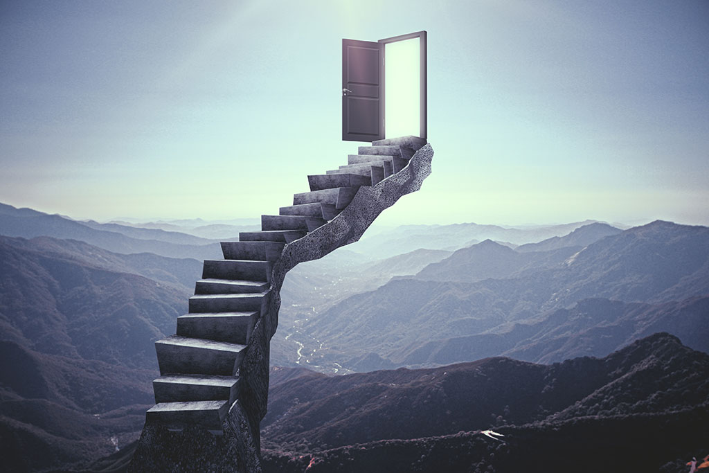 Biblical stairway to heaven