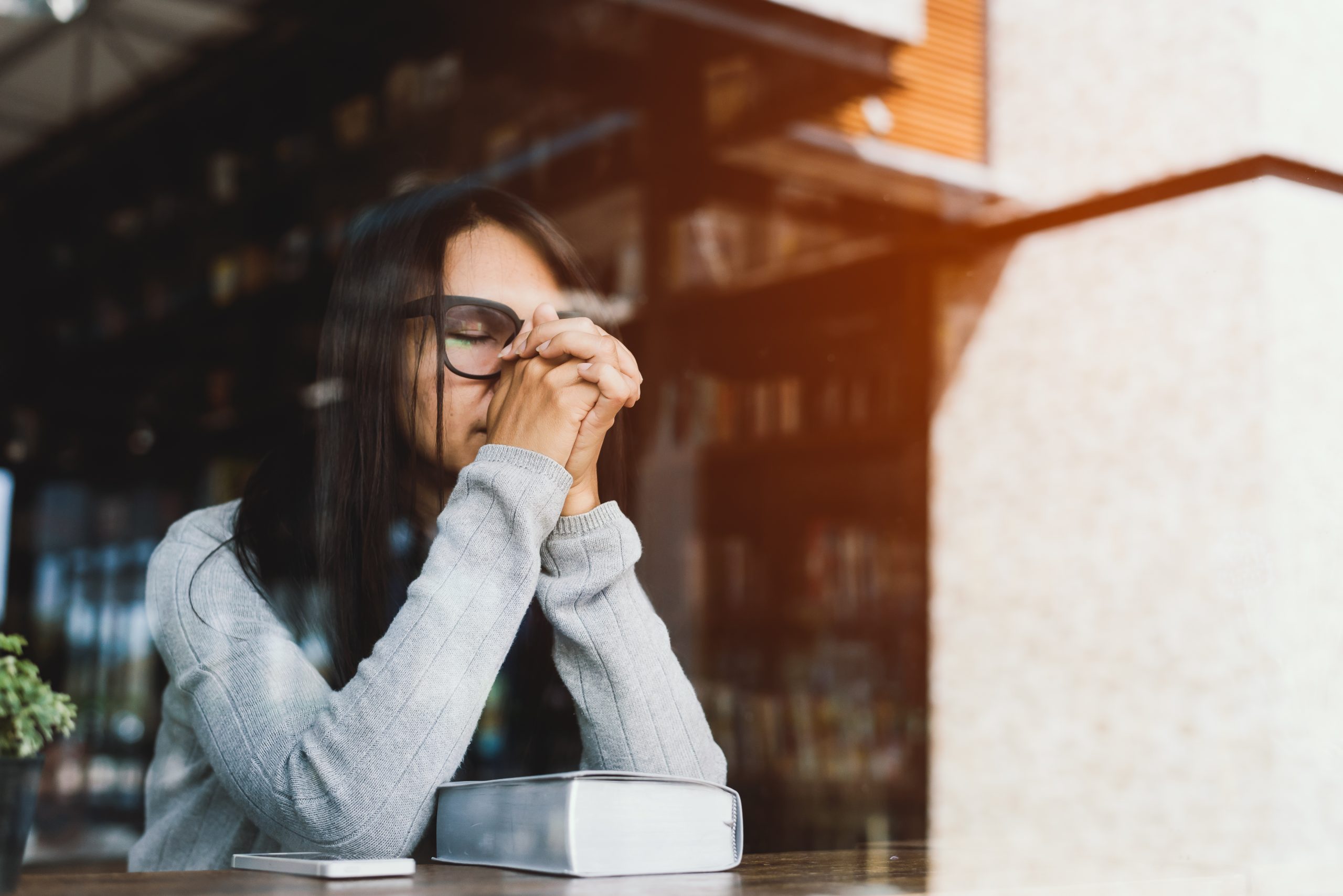 woman in prayer