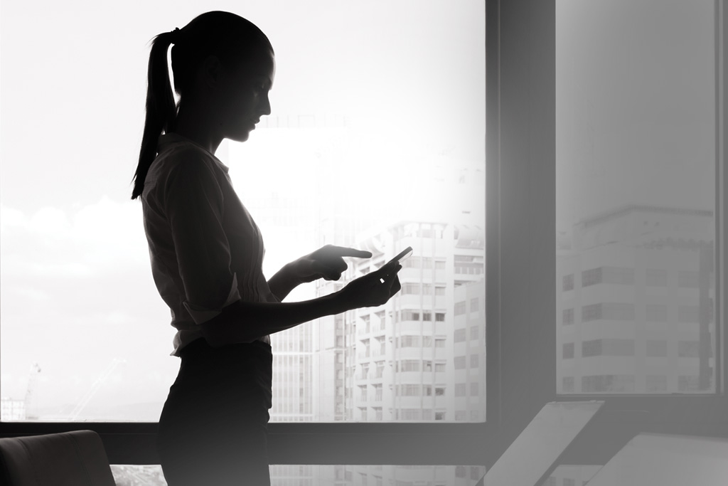 Woman at work